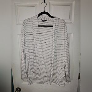 Belle Xl White Cardigan